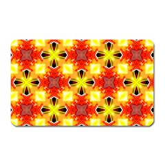 Cute Pretty Elegant Pattern Magnet (rectangular) by GardenOfOphir