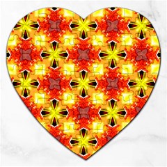 Cute Pretty Elegant Pattern Jigsaw Puzzle (heart) by GardenOfOphir