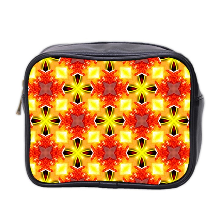 Cute Pretty Elegant Pattern Mini Travel Toiletry Bag (Two Sides)