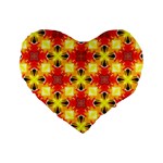 Cute Pretty Elegant Pattern 16  Premium Flano Heart Shape Cushion  Front