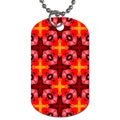 Cute Pretty Elegant Pattern Dog Tag (two-sided) 