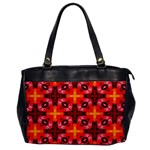 Cute Pretty Elegant Pattern Oversize Office Handbag (One Side) Front