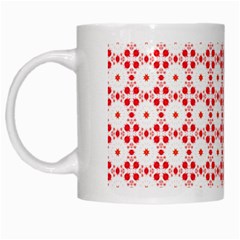 Cute Pretty Elegant Pattern White Coffee Mug