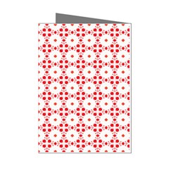 Cute Pretty Elegant Pattern Mini Greeting Card (8 Pack)