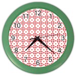 Cute Pretty Elegant Pattern Wall Clock (Color) Front