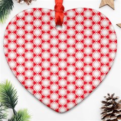 Cute Pretty Elegant Pattern Heart Ornament