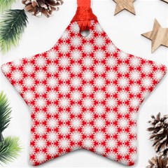 Cute Pretty Elegant Pattern Star Ornament