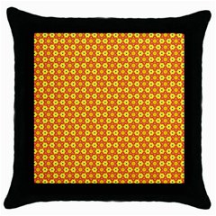 Cute Pretty Elegant Pattern Black Throw Pillow Case