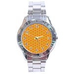 Cute Pretty Elegant Pattern Stainless Steel Watch Front