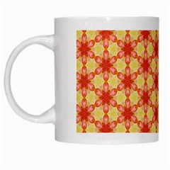 Cute Pretty Elegant Pattern White Coffee Mug