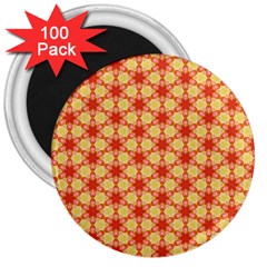 Cute Pretty Elegant Pattern 3  Button Magnet (100 Pack)