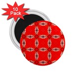 Cute Pretty Elegant Pattern 2.25  Button Magnet (10 pack) Front