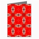 Cute Pretty Elegant Pattern Greeting Card Left