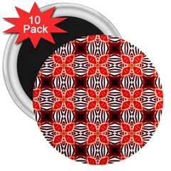 Cute Pretty Elegant Pattern 3  Button Magnet (10 Pack) by GardenOfOphir