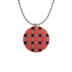 Cute Pretty Elegant Pattern Button Necklace