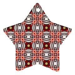 Cute Pretty Elegant Pattern Star Ornament