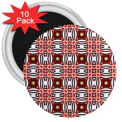 Cute Pretty Elegant Pattern 3  Button Magnet (10 Pack)