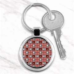 Cute Pretty Elegant Pattern Key Chain (round) by GardenOfOphir