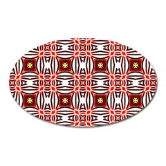 Cute Pretty Elegant Pattern Magnet (oval) by GardenOfOphir