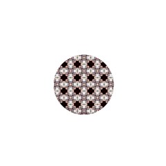 Cute Pretty Elegant Pattern 1  Mini Button Magnet