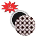 Cute Pretty Elegant Pattern 1.75  Button Magnet (10 pack) Front