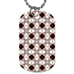 Cute Pretty Elegant Pattern Dog Tag (two-sided) 