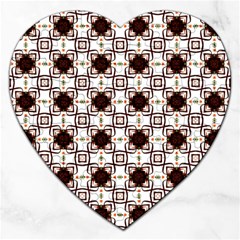 Cute Pretty Elegant Pattern Jigsaw Puzzle (heart) by GardenOfOphir