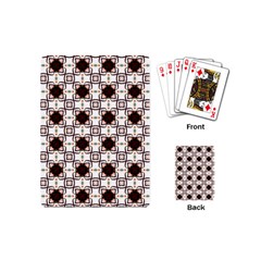 Cute Pretty Elegant Pattern Playing Cards (mini) by GardenOfOphir