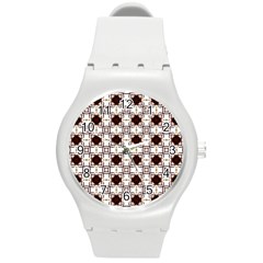 Cute Pretty Elegant Pattern Plastic Sport Watch (medium) by GardenOfOphir