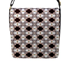 Cute Pretty Elegant Pattern Flap Closure Messenger Bag (large)