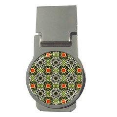 Cute Pretty Elegant Pattern Money Clip (round)