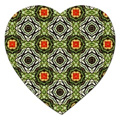 Cute Pretty Elegant Pattern Jigsaw Puzzle (heart) by GardenOfOphir