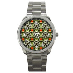 Cute Pretty Elegant Pattern Sport Metal Watch