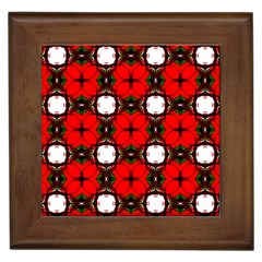 Cute Pretty Elegant Pattern Framed Ceramic Tile