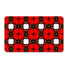 Cute Pretty Elegant Pattern Magnet (rectangular) by GardenOfOphir