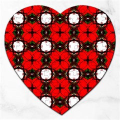 Cute Pretty Elegant Pattern Jigsaw Puzzle (heart) by GardenOfOphir