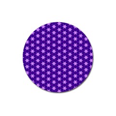 Cute Pretty Elegant Pattern Magnet 3  (round)