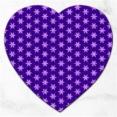 Cute Pretty Elegant Pattern Jigsaw Puzzle (heart) by GardenOfOphir