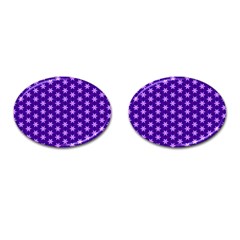 Cute Pretty Elegant Pattern Cufflinks (oval) by GardenOfOphir