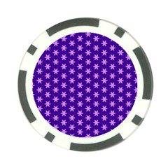 Cute Pretty Elegant Pattern Poker Chip by GardenOfOphir