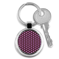 Cute Pretty Elegant Pattern Key Chain (round) by GardenOfOphir