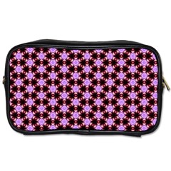 Cute Pretty Elegant Pattern Travel Toiletry Bag (two Sides) by GardenOfOphir