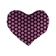 Cute Pretty Elegant Pattern 16  Premium Flano Heart Shape Cushion 