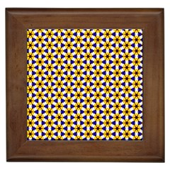 Cute Pretty Elegant Pattern Framed Ceramic Tile by GardenOfOphir