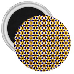 Cute Pretty Elegant Pattern 3  Button Magnet