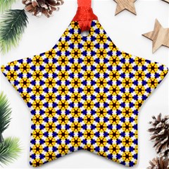 Cute Pretty Elegant Pattern Star Ornament