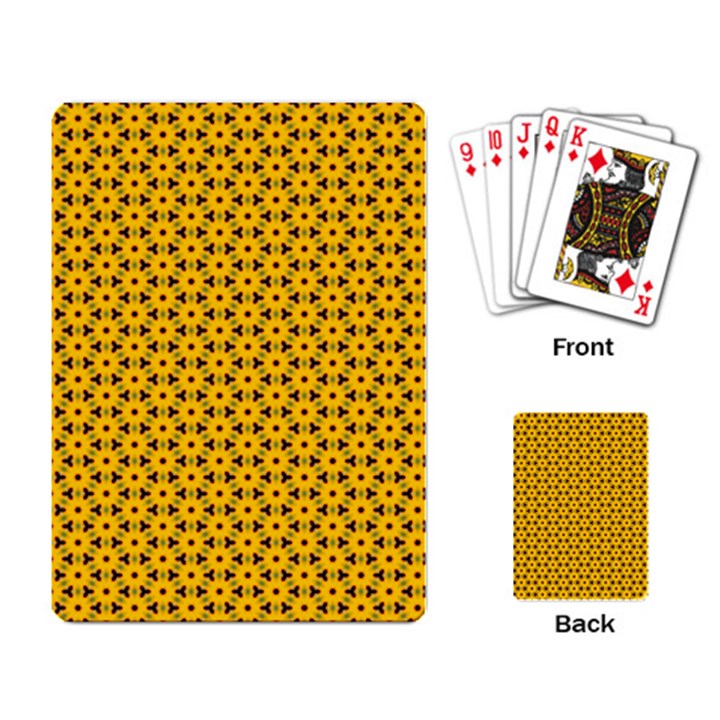 Cute Pretty Elegant Pattern Playing Cards Single Design