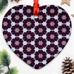 Cute Pretty Elegant Pattern Heart Ornament