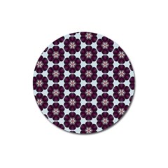 Cute Pretty Elegant Pattern Magnet 3  (round) by GardenOfOphir