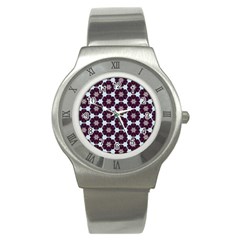 Cute Pretty Elegant Pattern Stainless Steel Watch (slim)